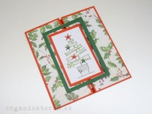vianočný cardmaking