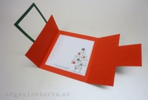 vianočný cardmaking
