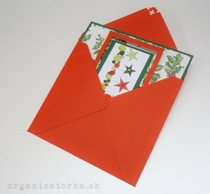 vianočný cardmaking