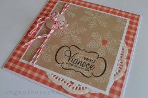 vianočný cardmaking